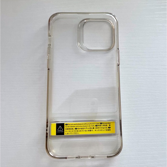 IPhone 13 Pro Max Clear Case with Stand - Picture 6 of 7